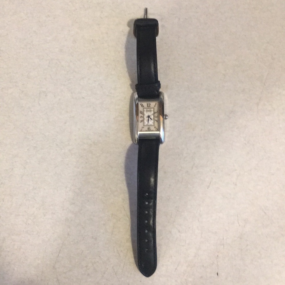 Coach leather watch